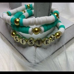 Heishi Stack Bracelets